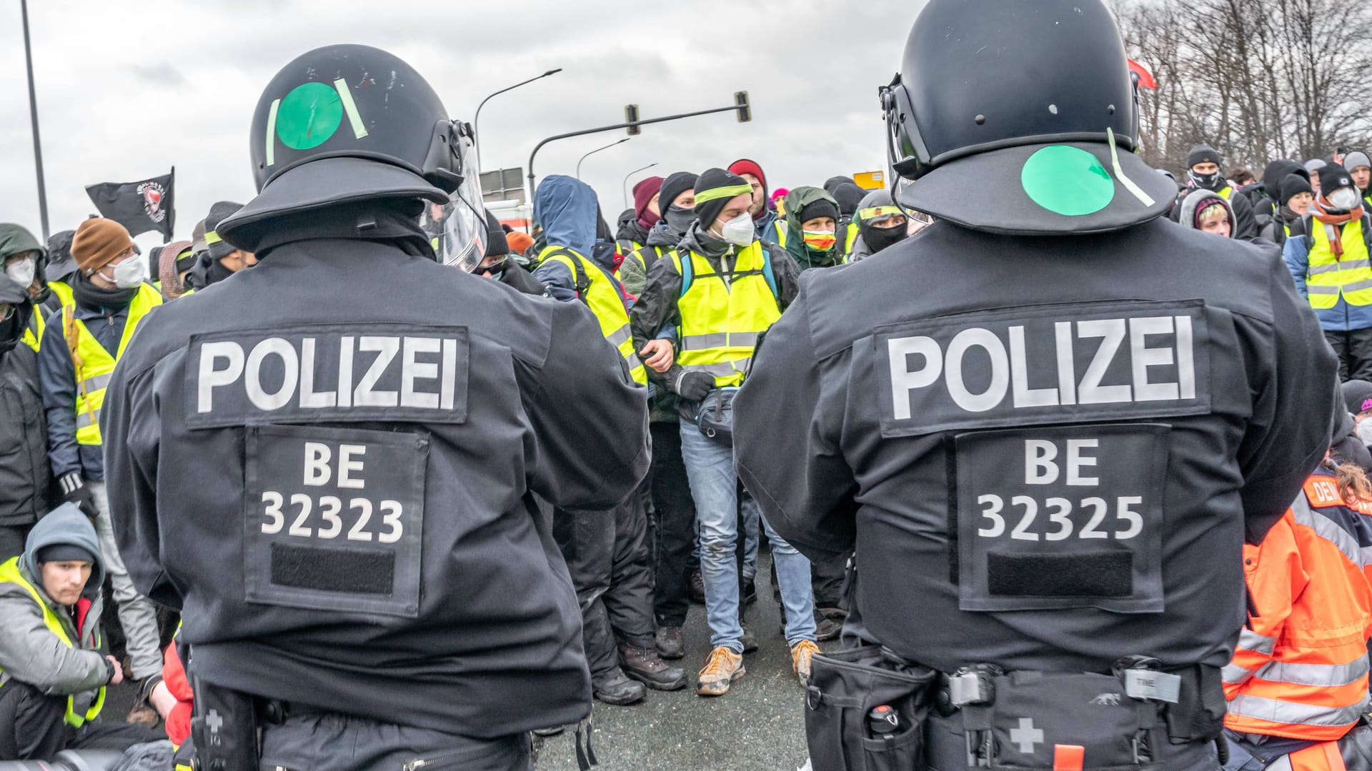 Polizei in Riesa: Am Einsatz hagelt es Kritik.