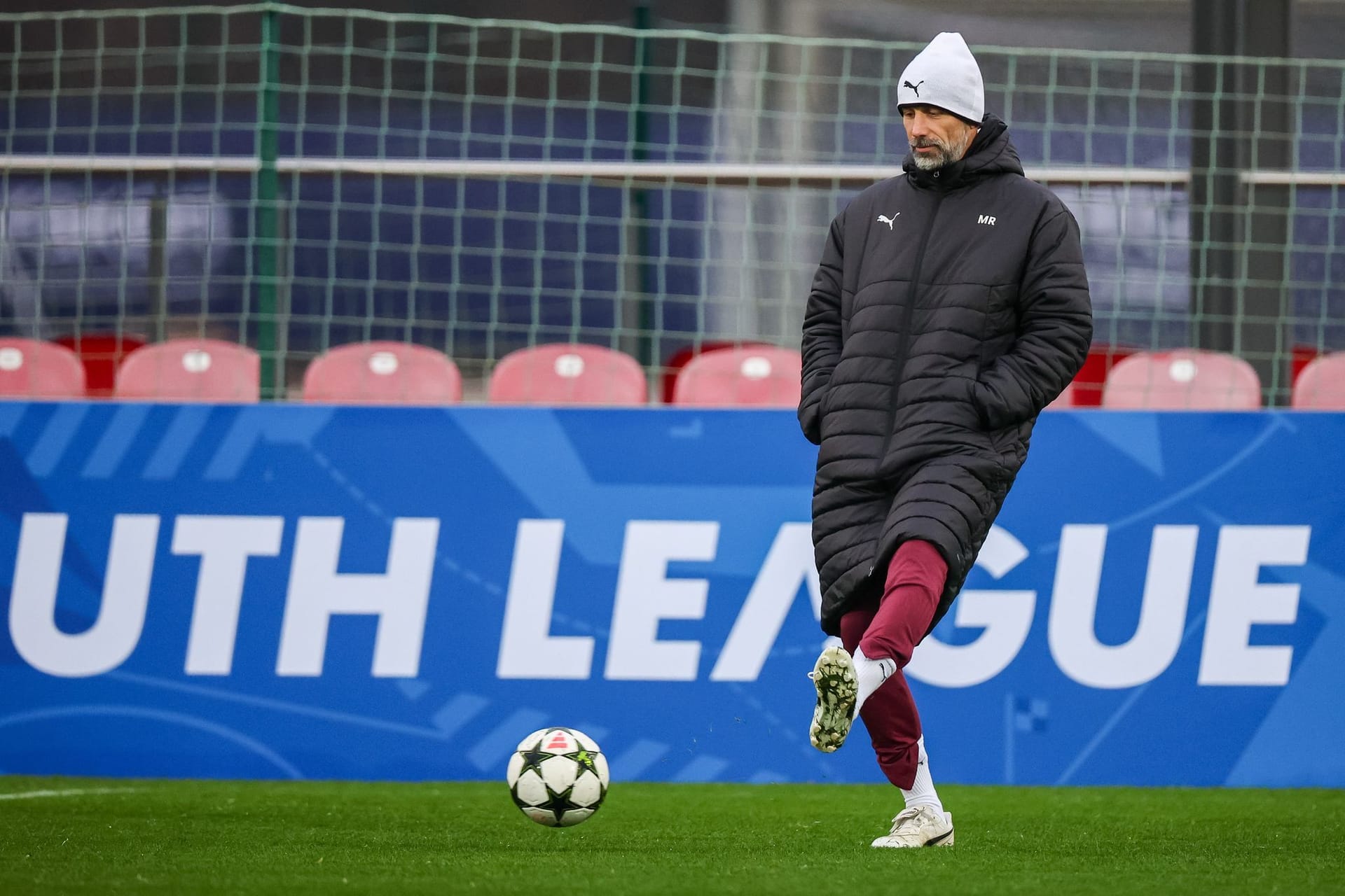 Marco Rose beim RB-Training.