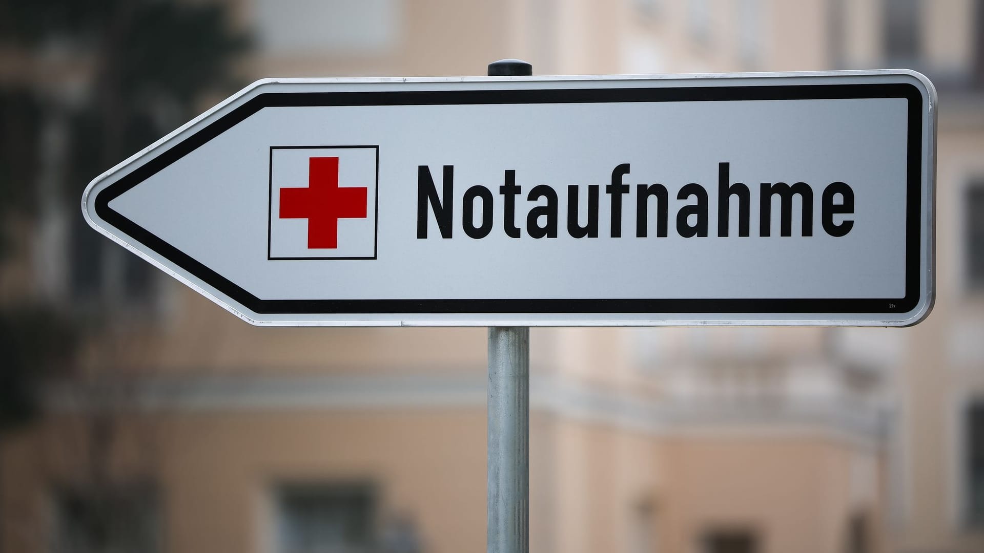 Schild „Notaufnahme“