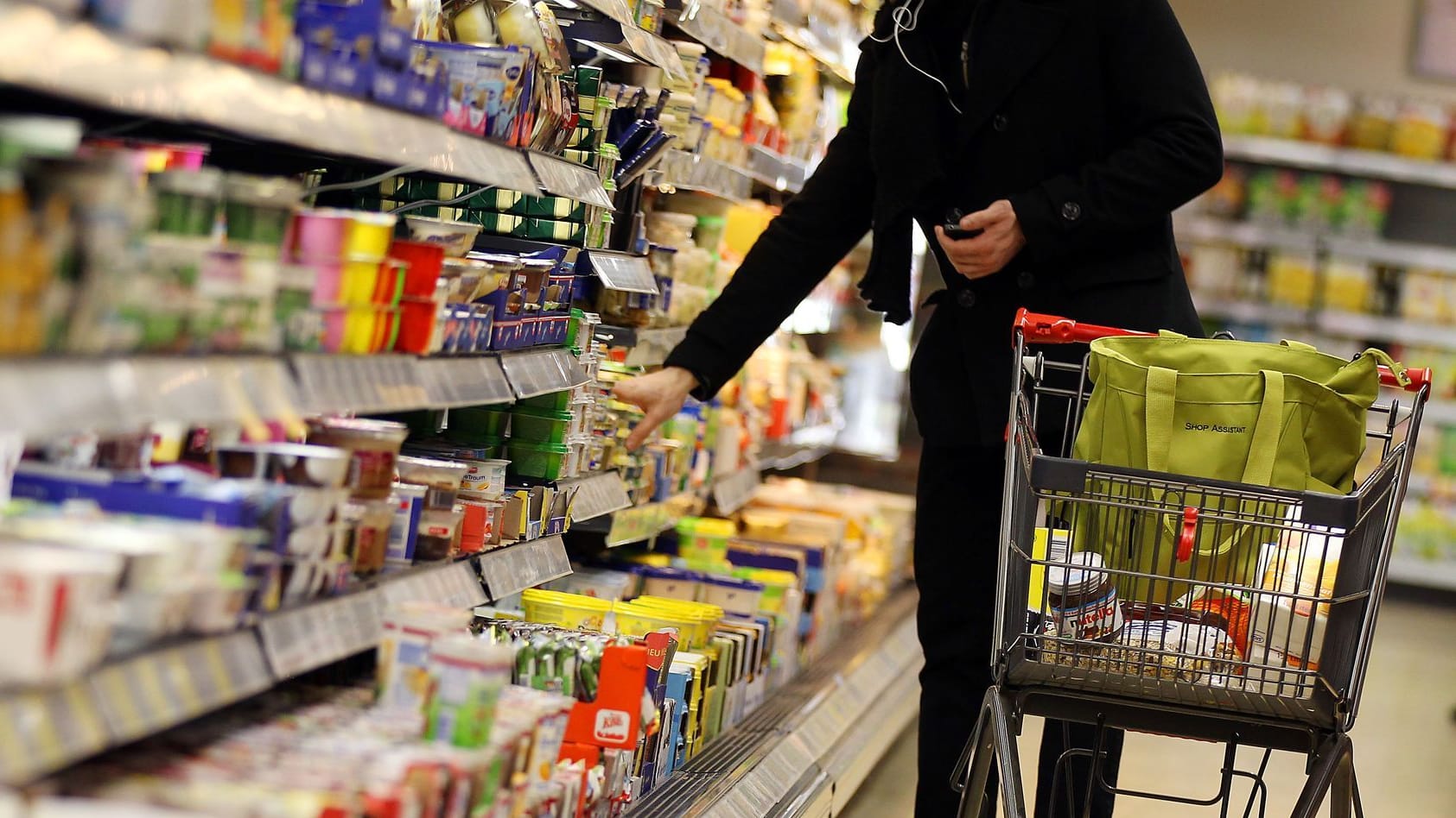 Einkaufen im Supermarkt