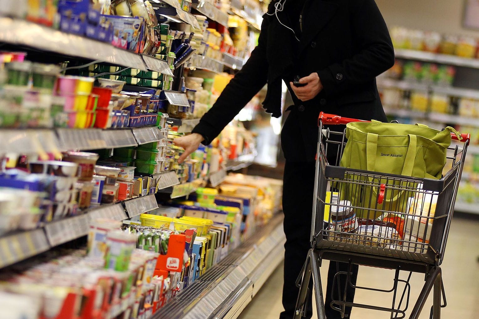 Einkaufen im Supermarkt