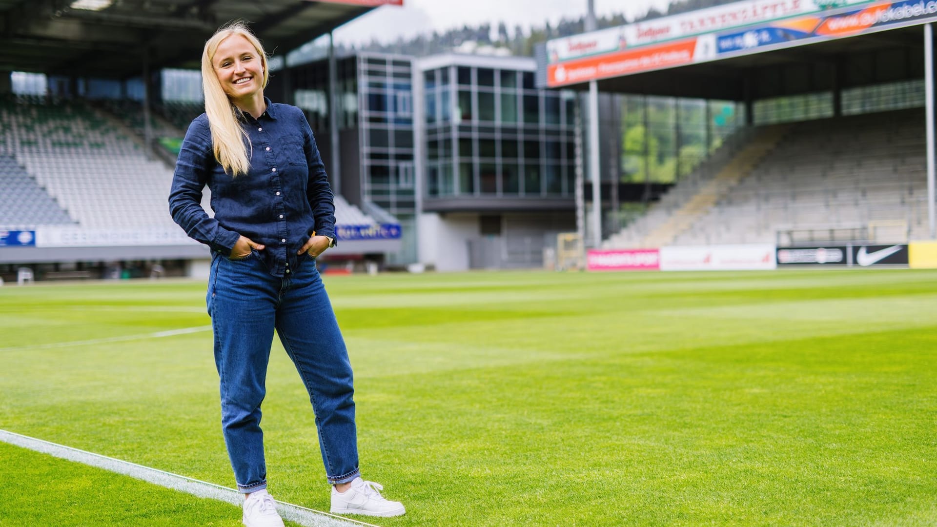 Fußball-Trainerin Theresa Merk