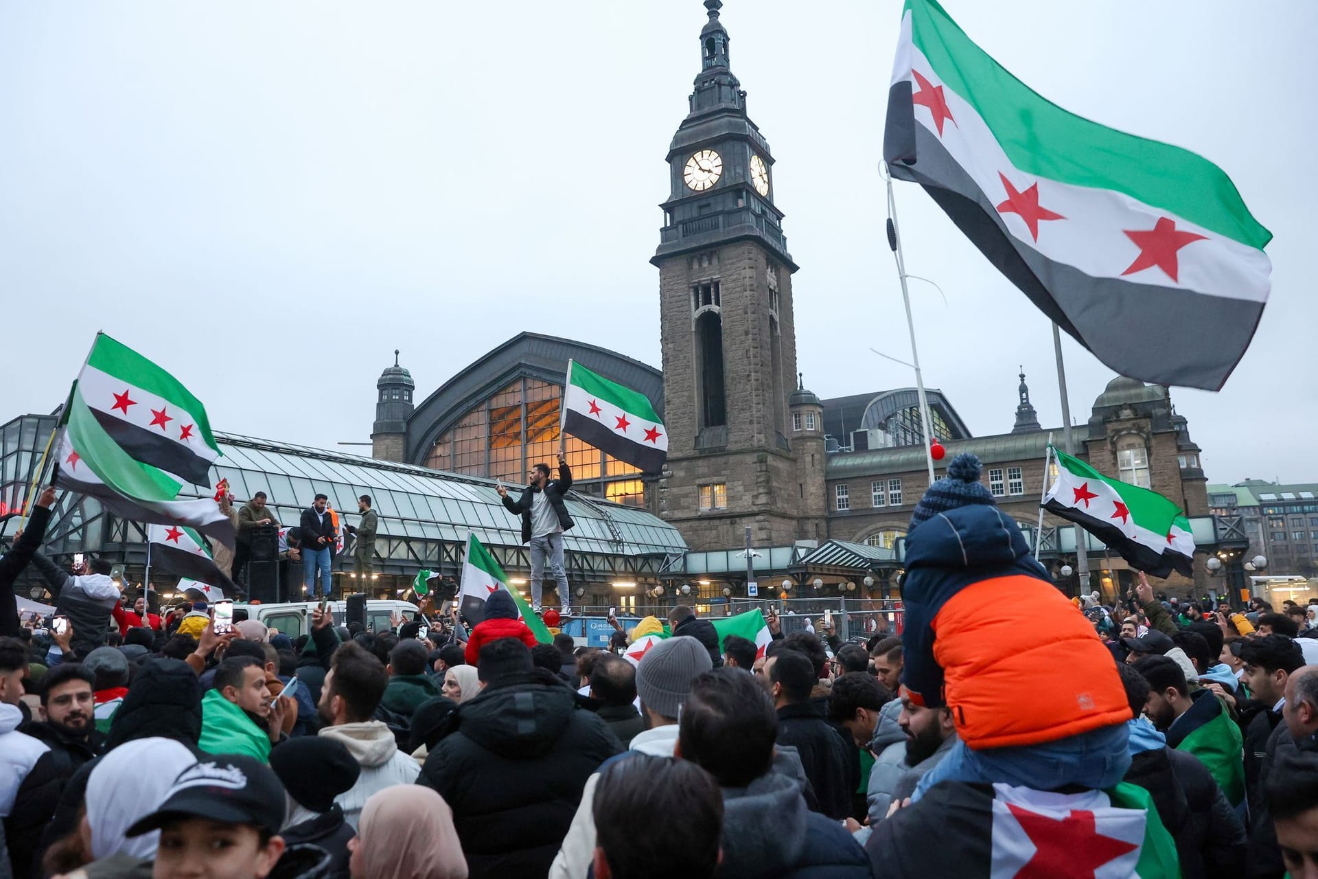 syrische Kundgebung in Hamburg