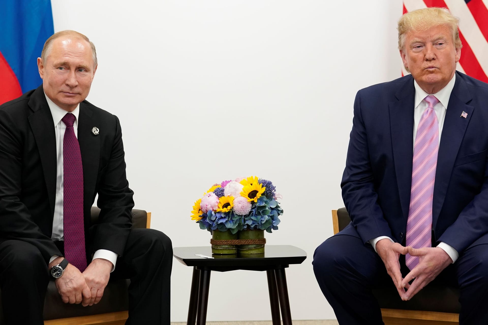 Russlands Diktator Wladimir Putin und Donald Trump im Jahr 2019.