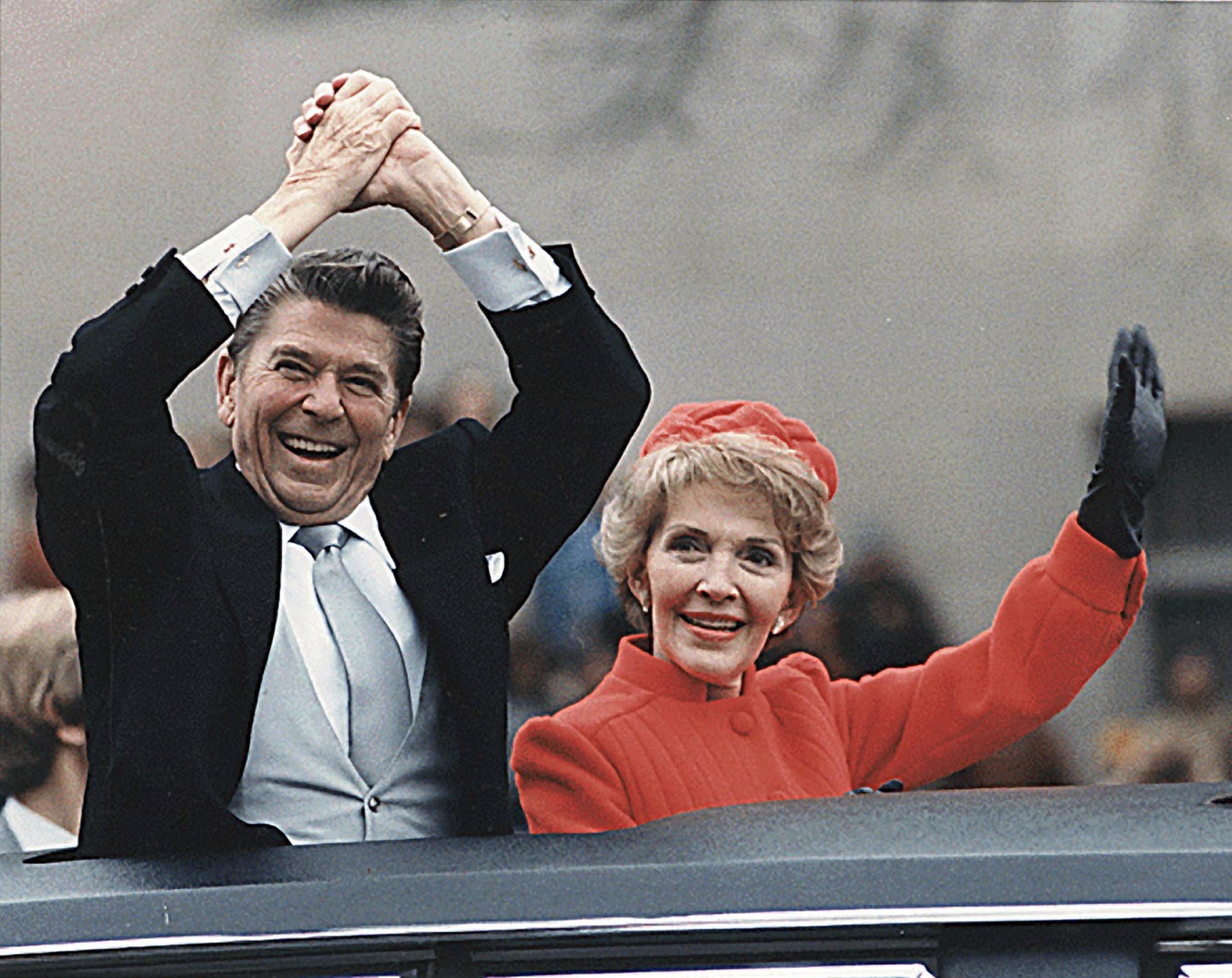 Ronald und Nancy Reagan 1981