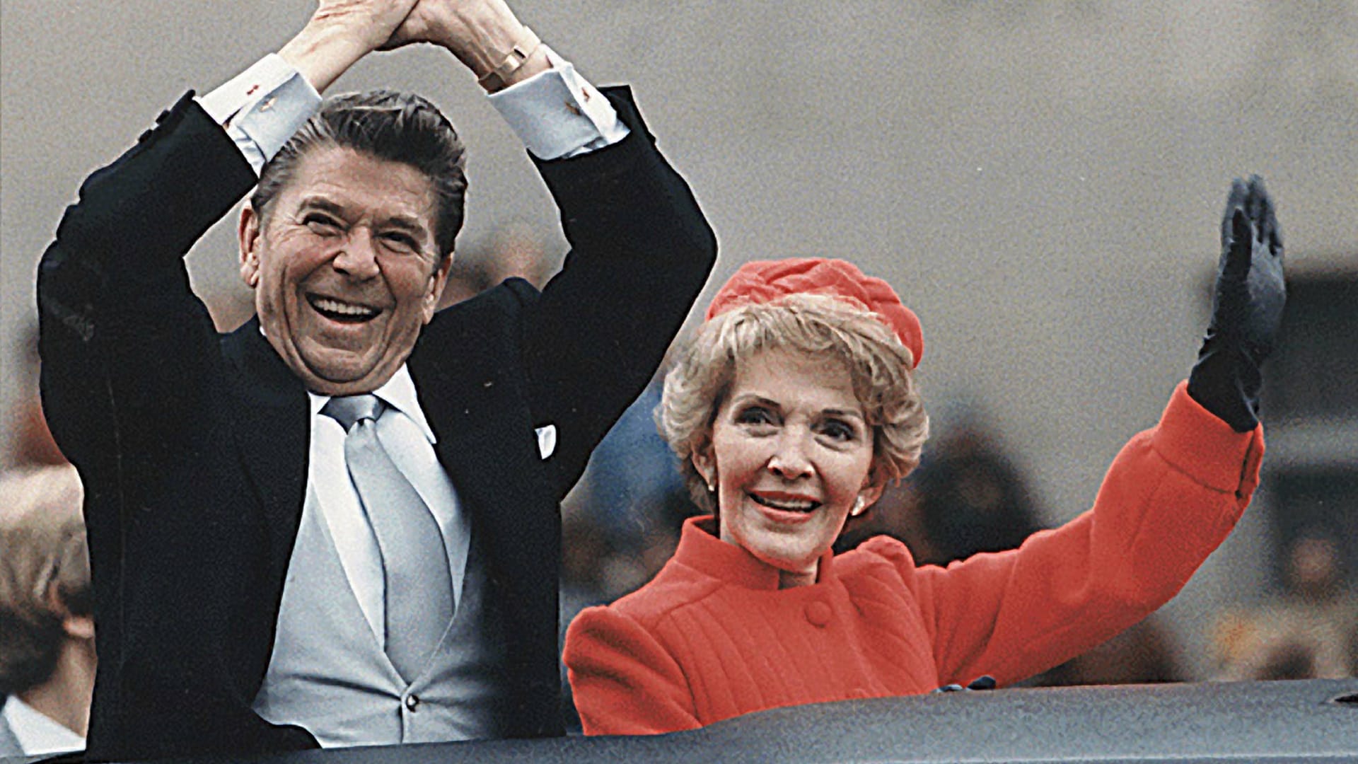 Ronald und Nancy Reagan 1981
