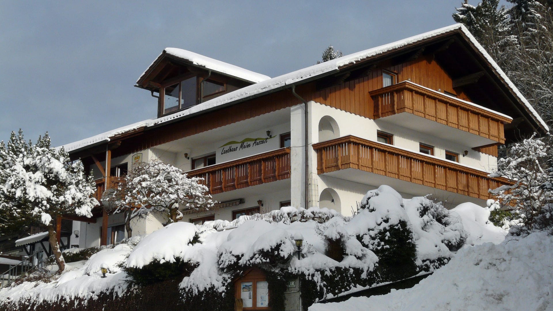 Das Landhaus Meine Auszeit in Bodenmais im Bayerischen Wald.