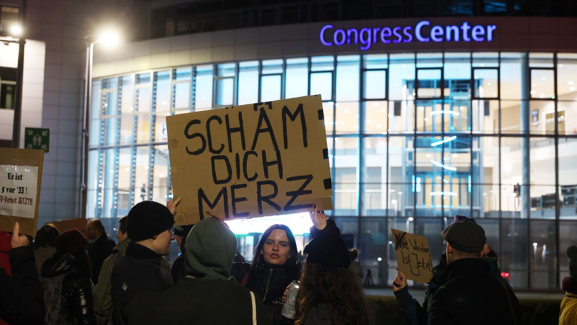 Demonstration zur Migrationspolitik – Erfurt