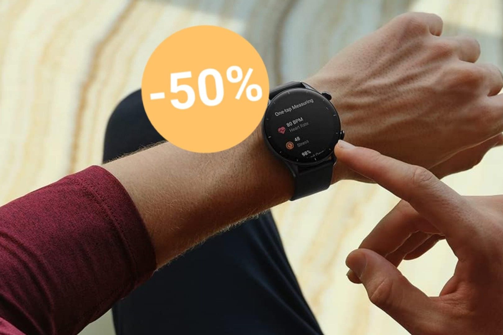 Bei Amazon ist die Amazfit Smartwatch GTR 3 so günstig wie noch nie im Angebot