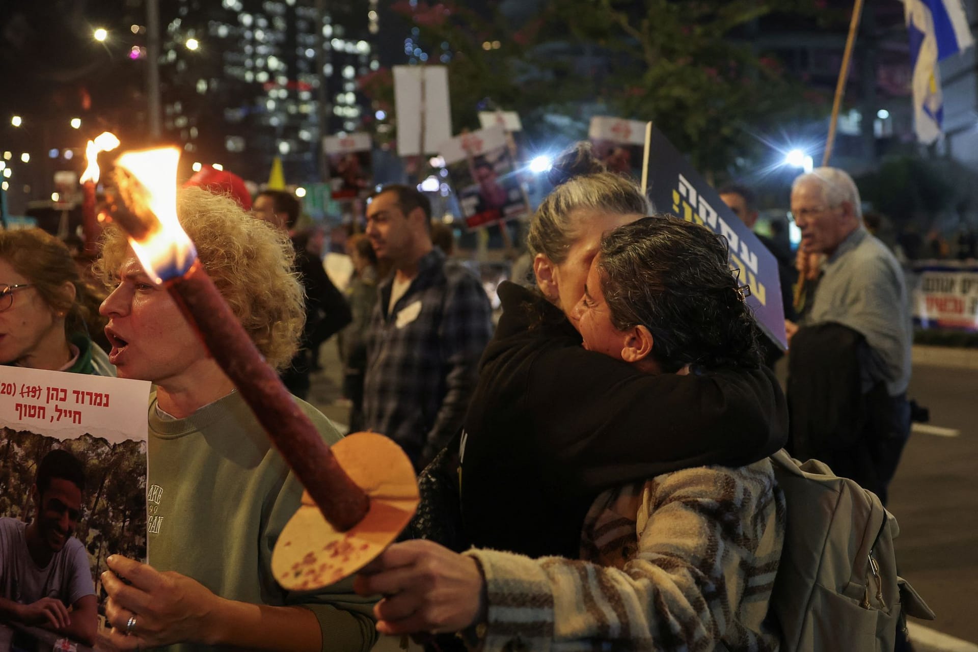 ISRAEL-PALESTINIANS/GAZA-HOSTAGES-PROTEST