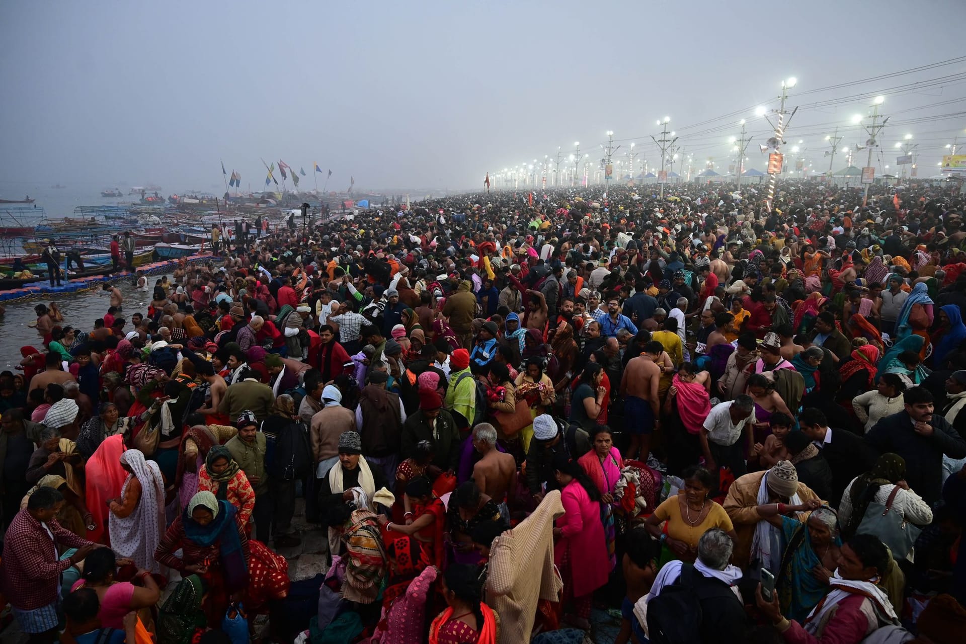 Hinduistisches Maha Kumbh Fest in Indien