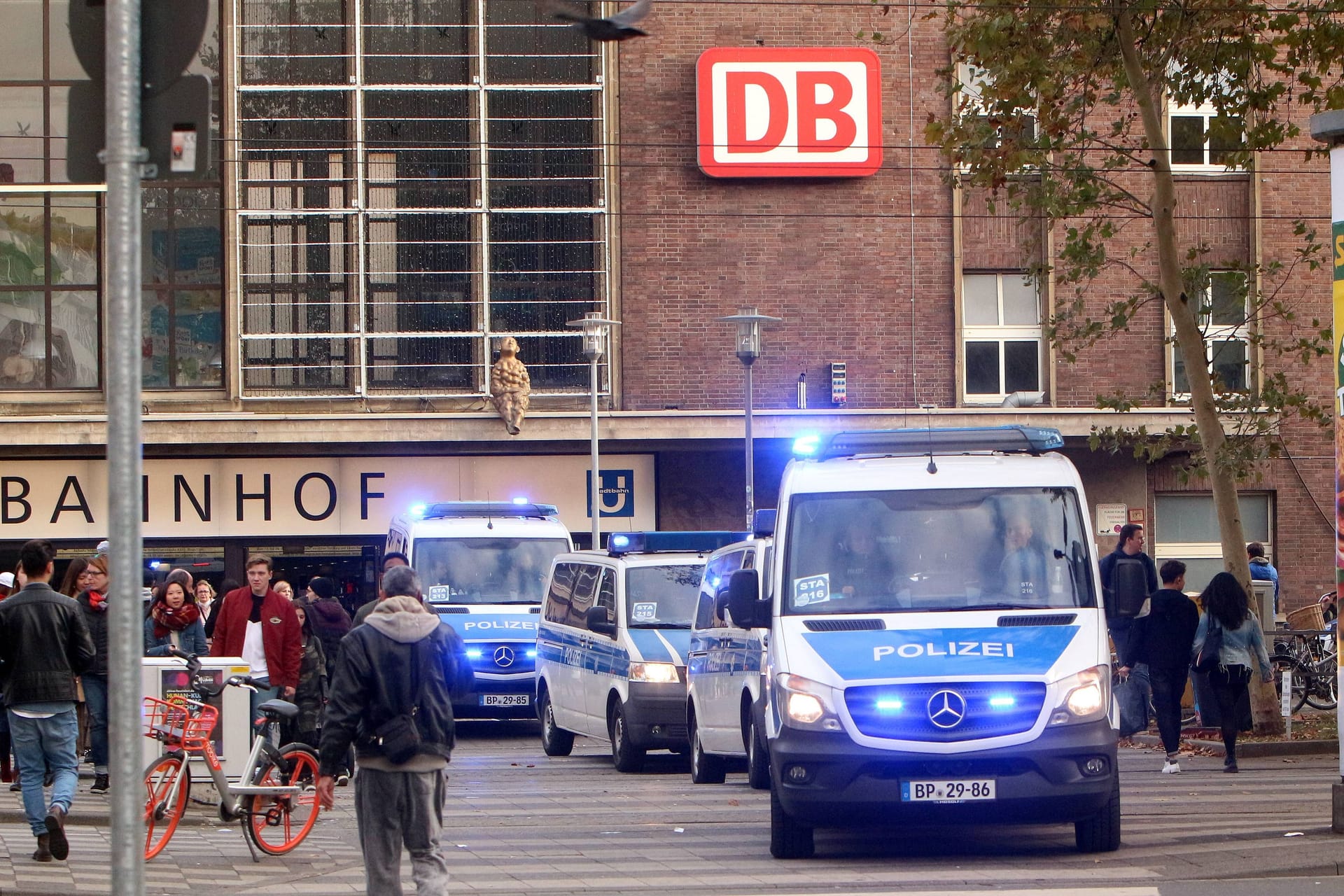 Einsatz der Bundespolizei am Düsseldorfer Hauptbahnhof (Archivbild):