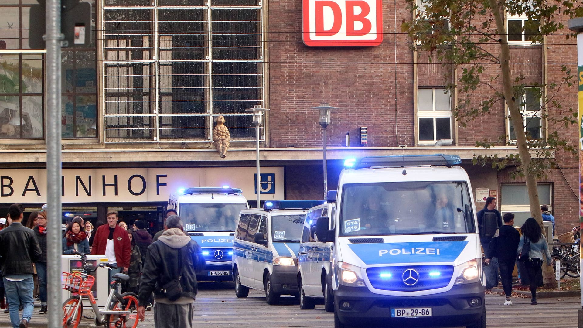 Einsatz der Bundespolizei am Düsseldorfer Hauptbahnhof (Archivbild):