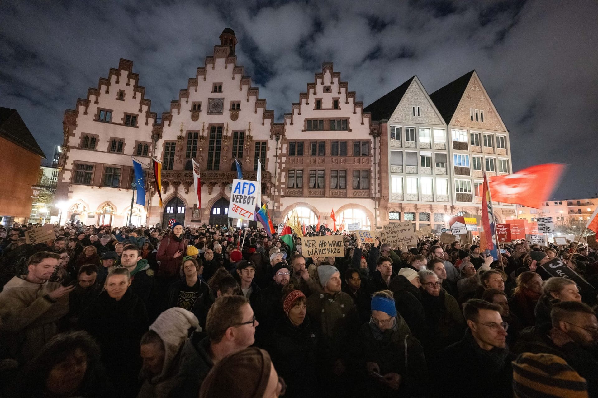 Demonstration zur Migrationspolitik - Frankfurt am Main