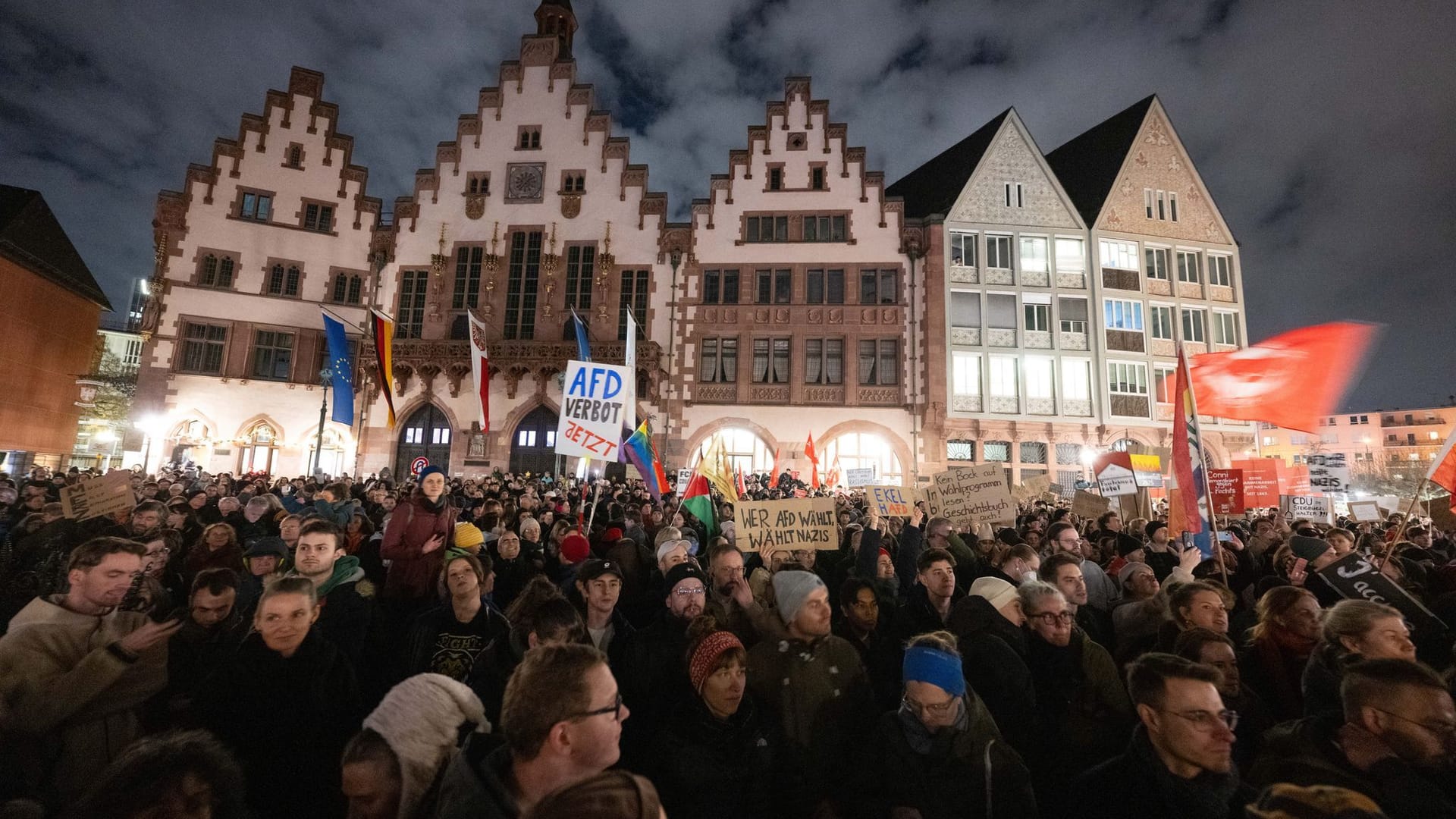 Demonstration zur Migrationspolitik - Frankfurt am Main