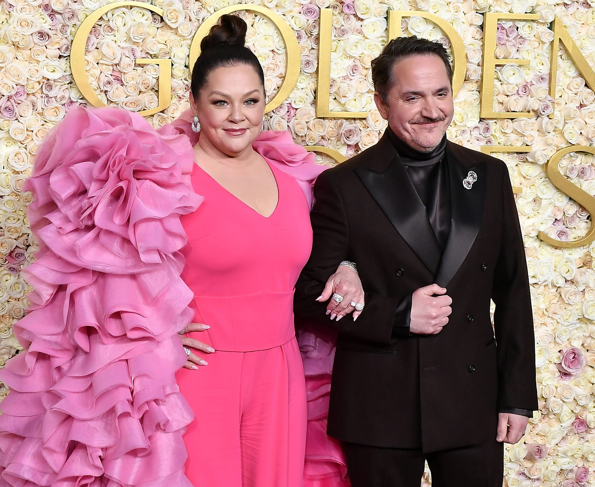 Melissa McCarthy und Ben Falcone besuchten gemeinsamen die Golden Globes.