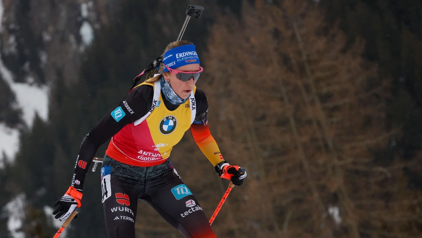 Franziska Preuß: In Antholz sicherte sie sich erneut einen Podestplatz.