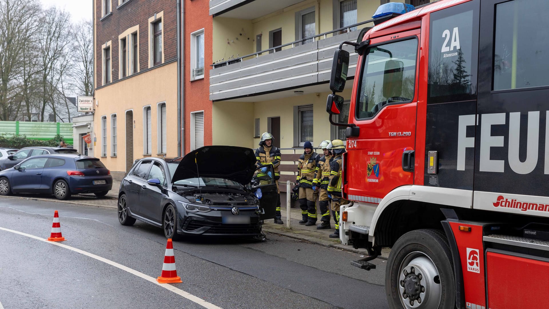 Der verunfallte Golf GTI: GTI-Modelle gelten als besonders hochmotorisiert.