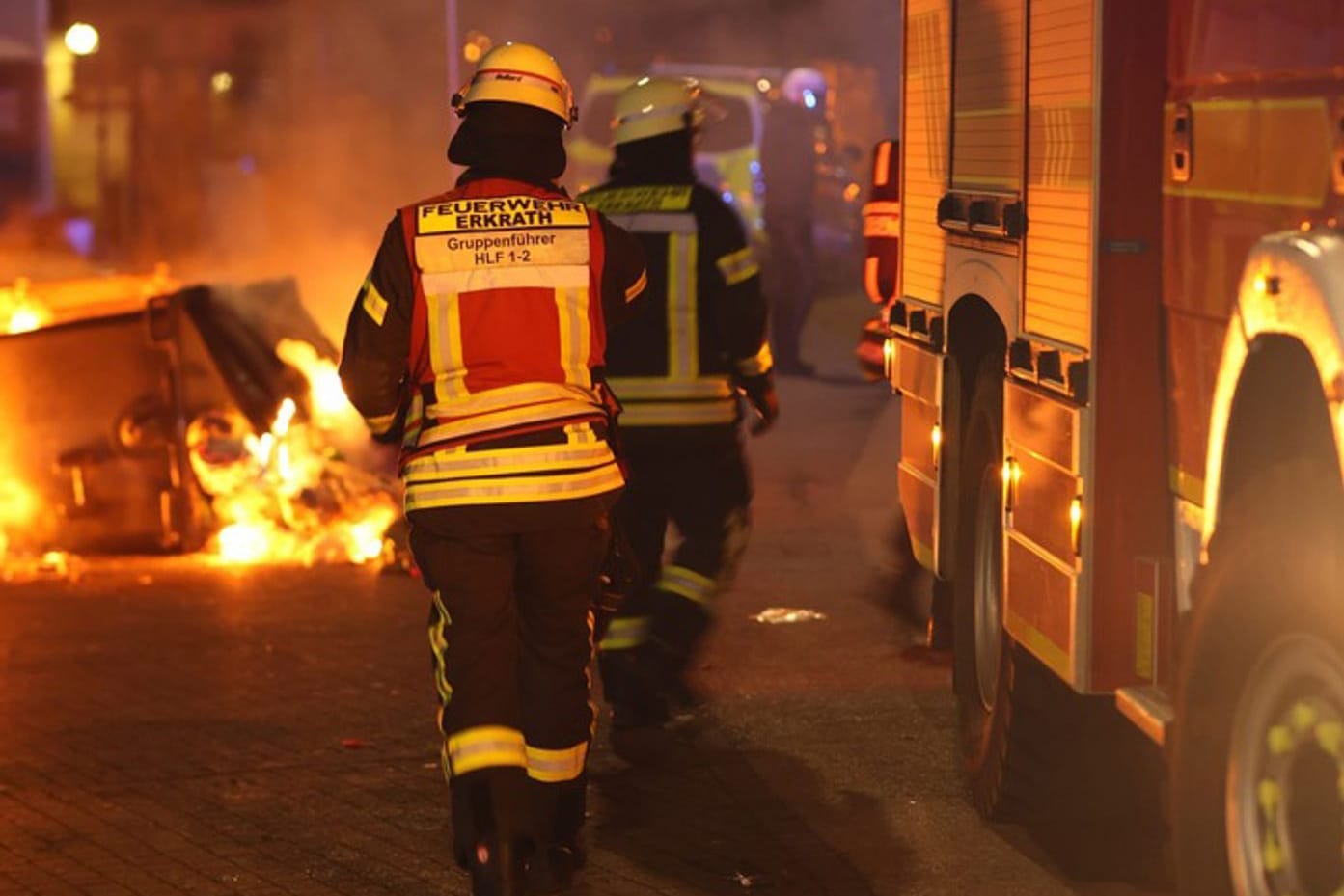 Jugendliche randalieren in Silvesternacht in Erkrath