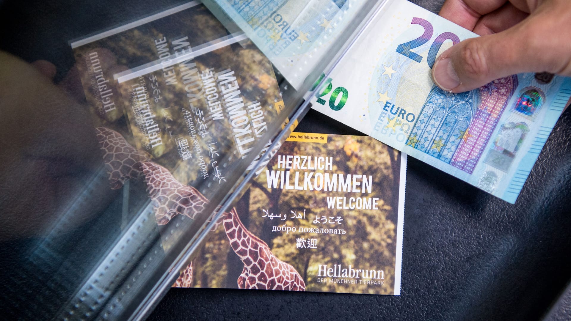 Ticketverkauf im Tierpark Hellabrunn (Symbolfoto): Ab dem 1. Februar wird es hier teurer.