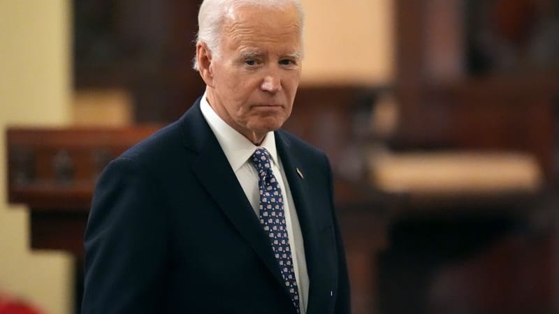 US-Präsident Joe Biden während eines Gottesdienstes für die Opfer des tödlichen Anschlags in New Orleans.