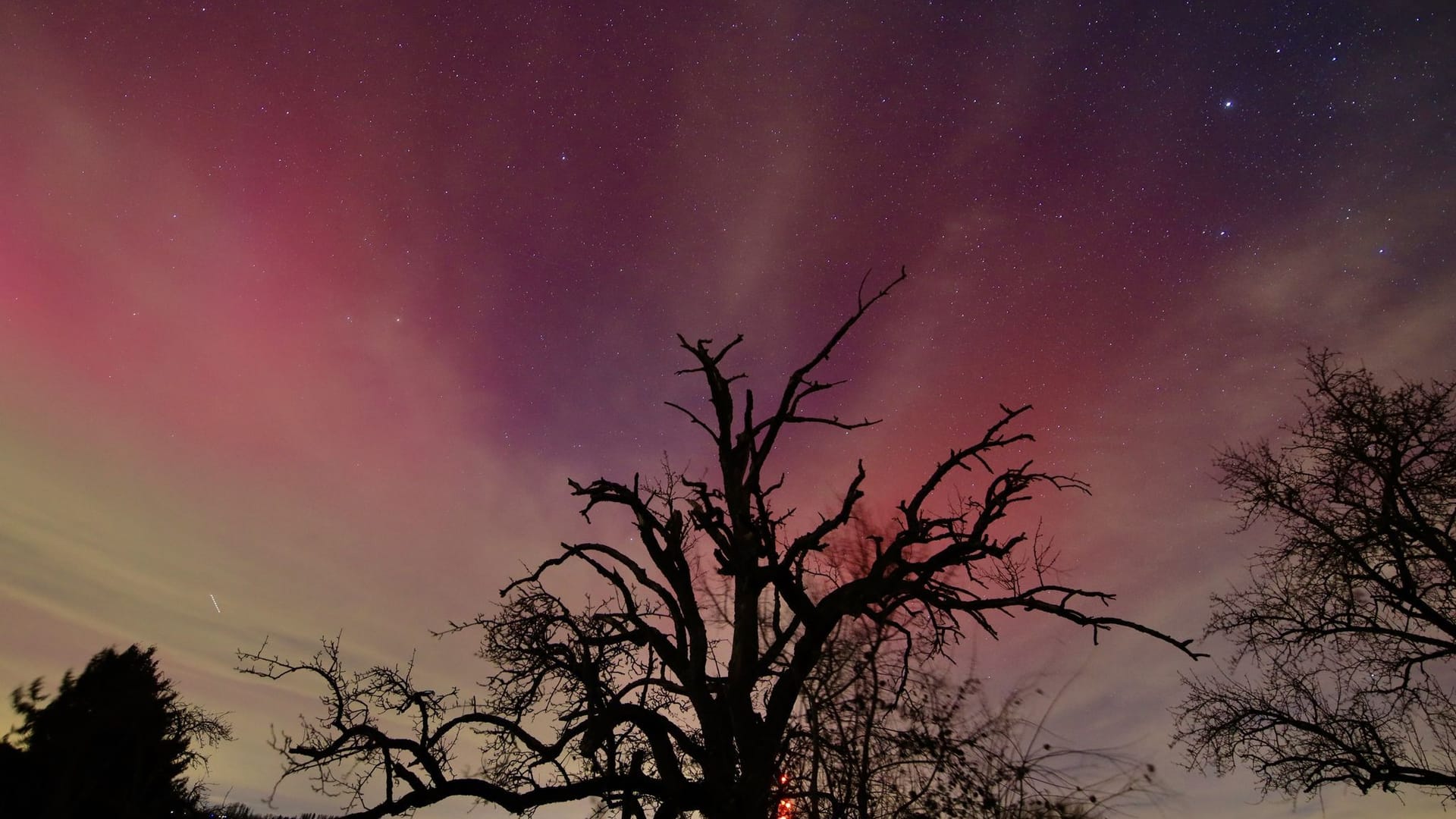 Polarlichter über Baden-Württemberg