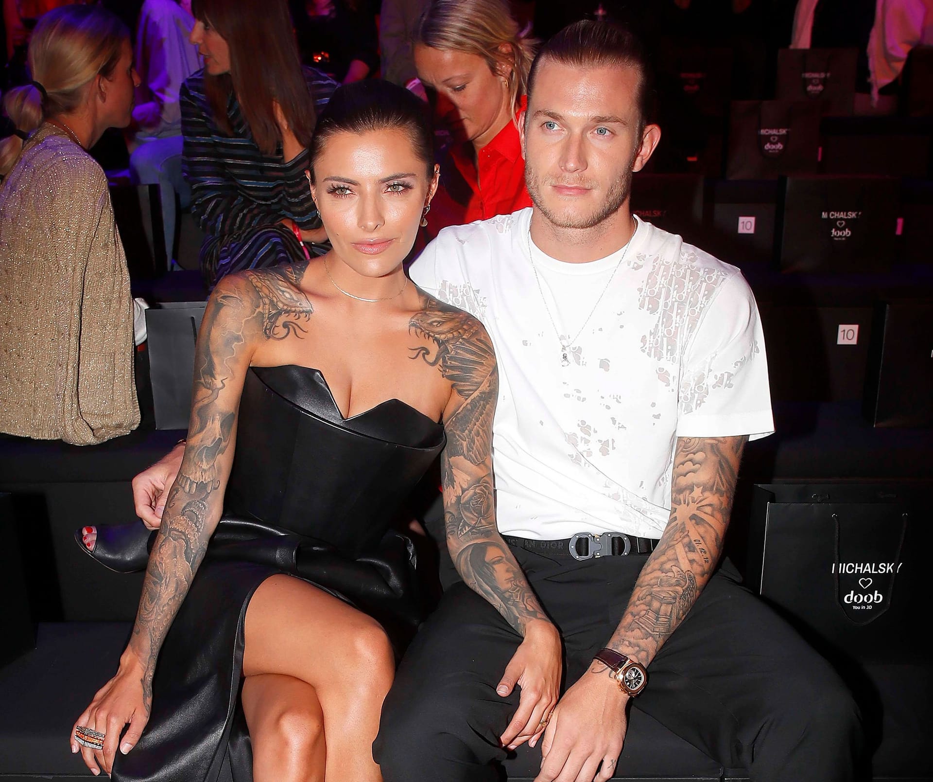 Sophia Thomalla und Loris Karius 2019 bei der Berliner Fashion Week