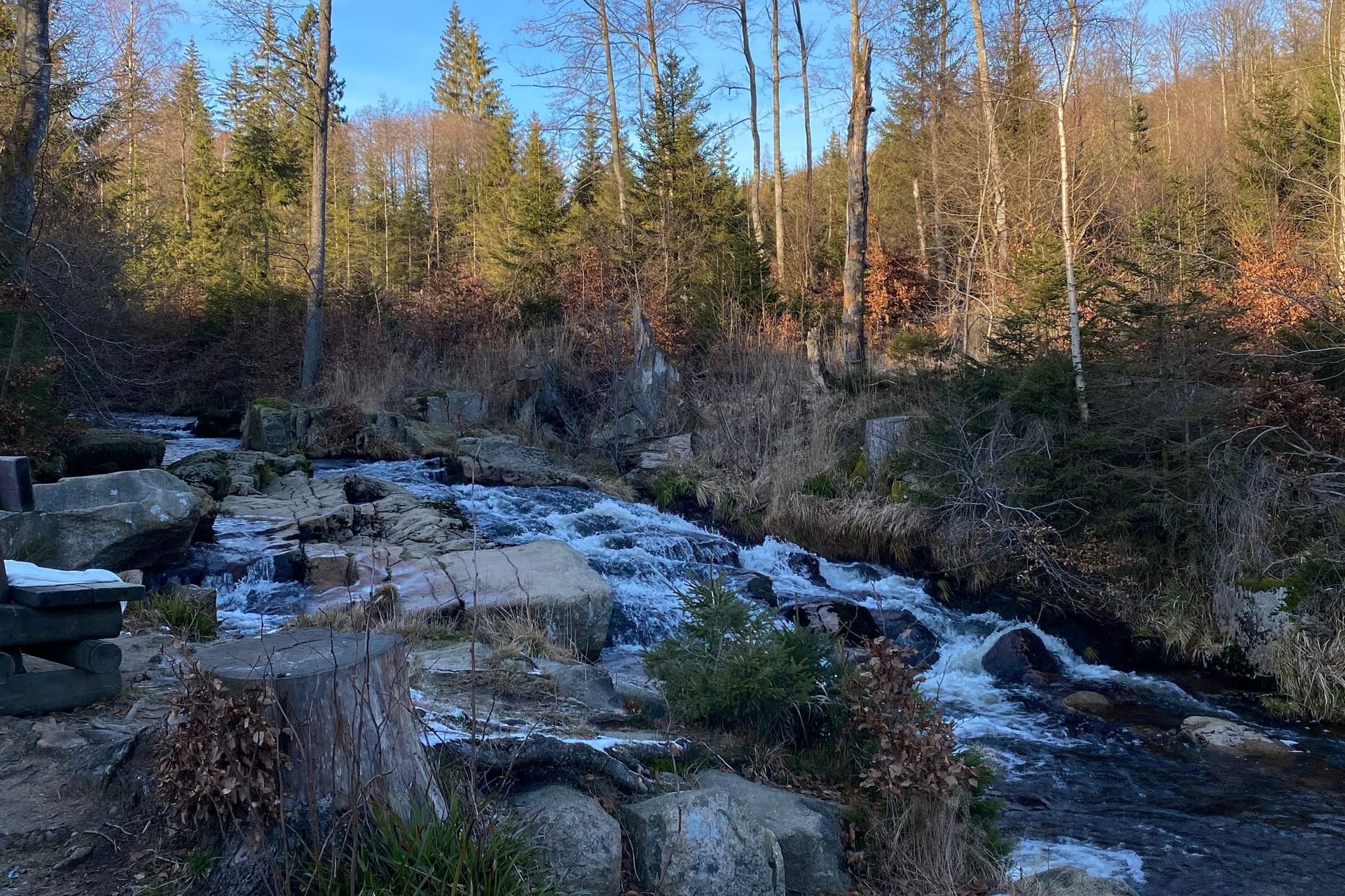 Die Bode im Winter: Braunlage ist besonders in den kalten Tagen einen Wanderausflug wert.