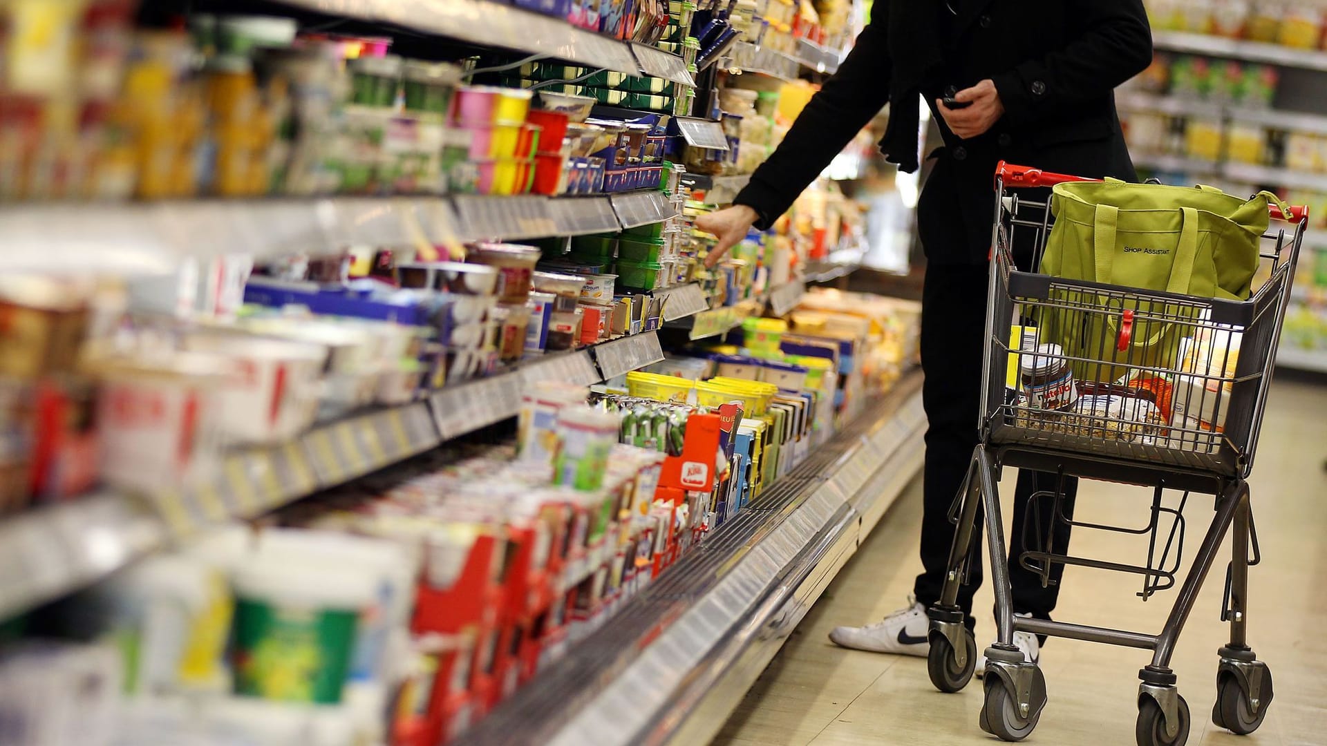 Einkaufen im Supermarkt