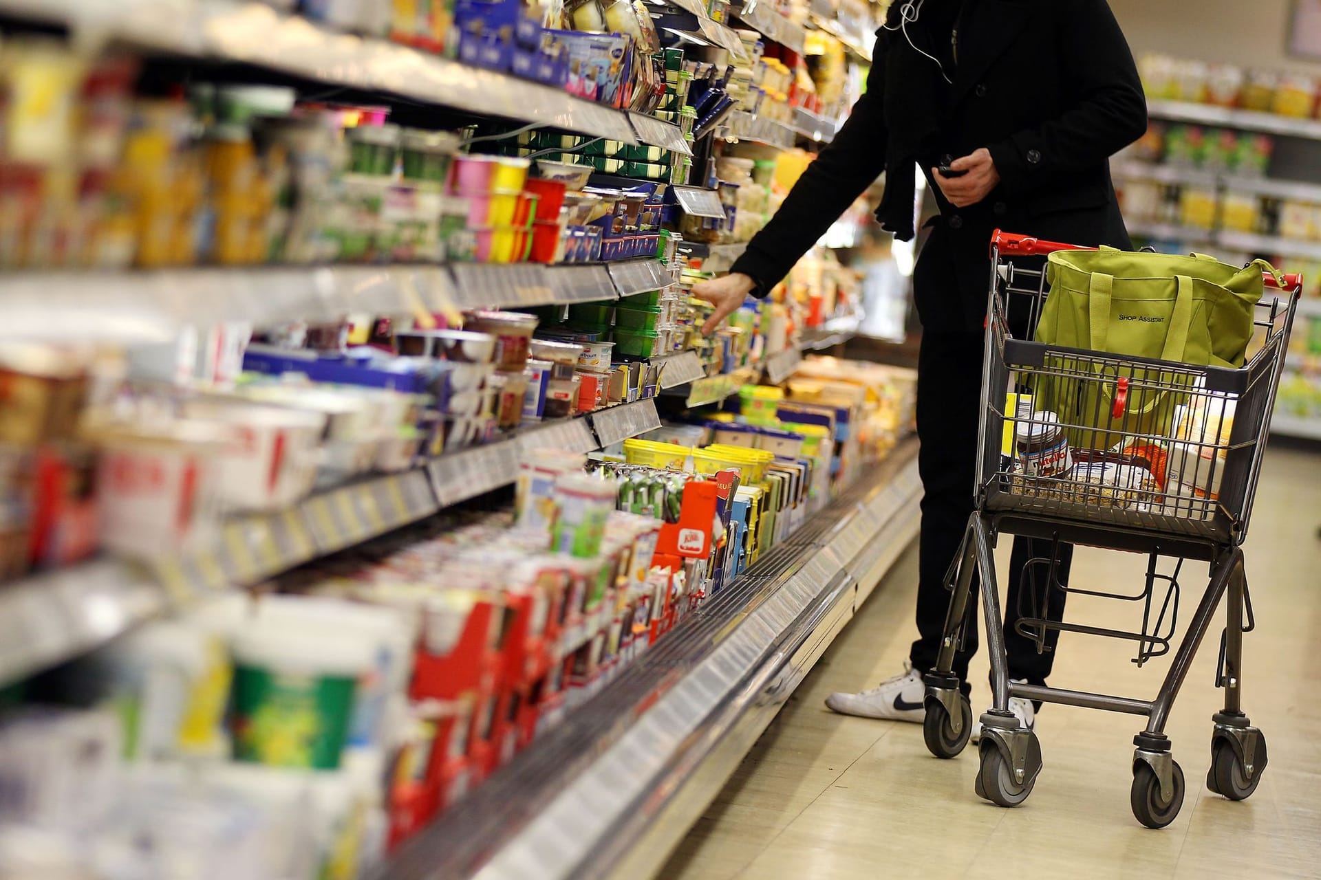 Einkaufen im Supermarkt