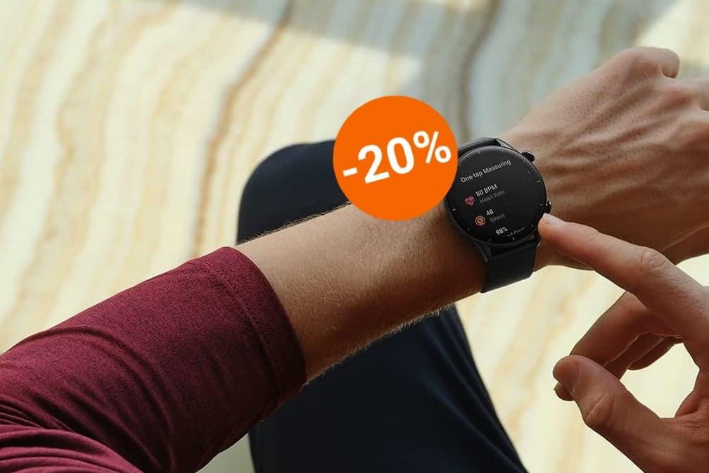 Bei Amazon ist die Amazfit Smartwatch GTR 3 so günstig wie noch nie im Angebot