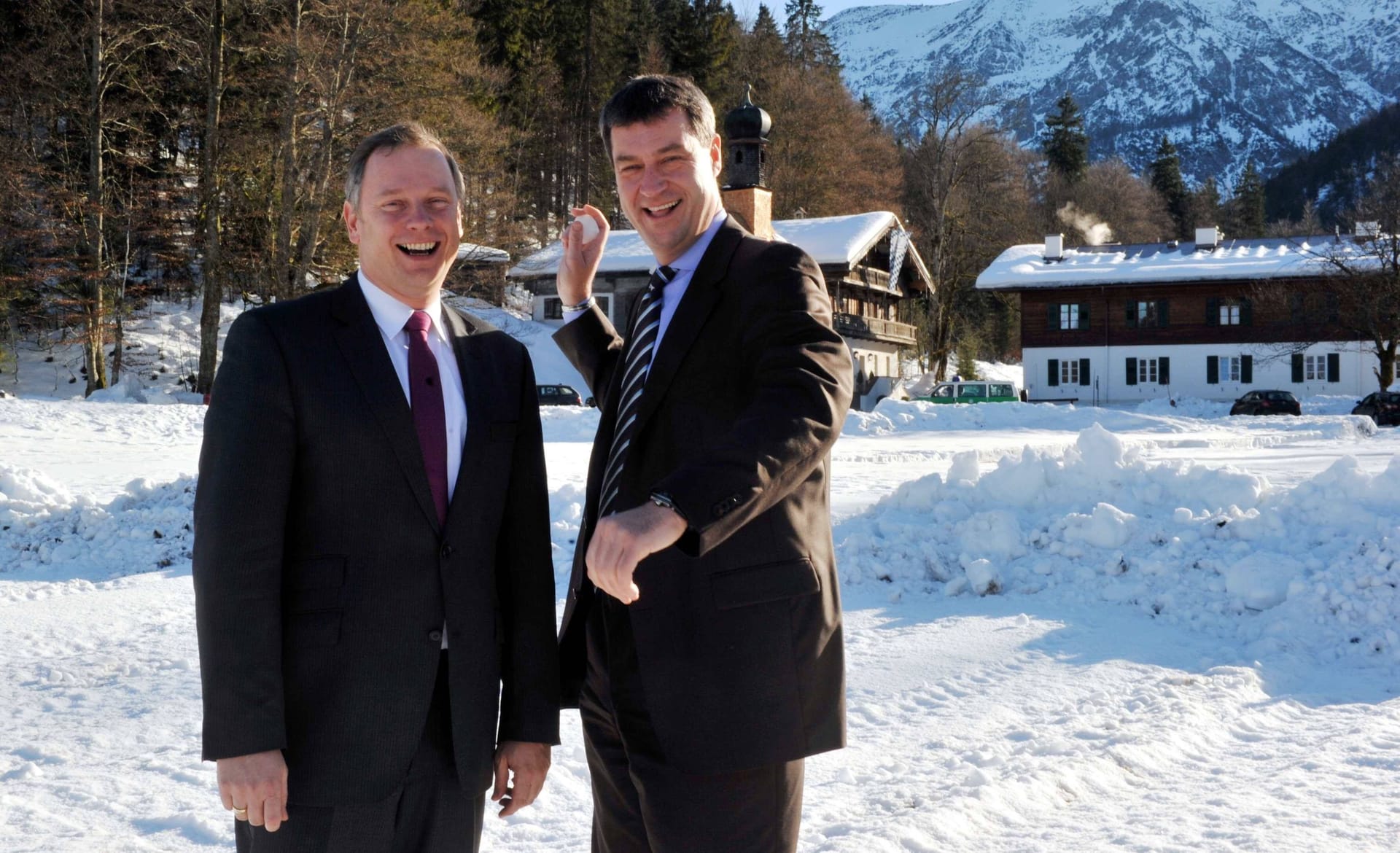 Bildnummer: 55051366 Datum: 11.01.2011 Copyright: imago/Astrid SchmidhuberLandtags-CSU in Wildbad Kreuth - Georg Fahrenschon (L), Markus Söder 11.01.2011 People Politik Shooting kbdig xkg 2011 querBildnummer 55051366 Date 11 01 2011 Copyright Imago Astrid Schmidhuber Land parliament CSU in Wildbad Kreuth Georg Even driving l Markus Söder 11 01 2011 Celebrities politics Shooting Kbdig xkg 2011 horizontal