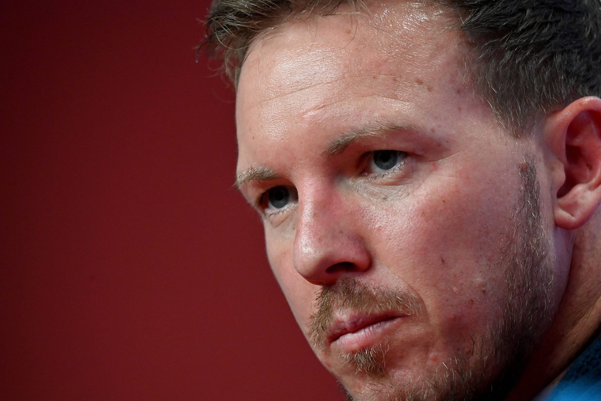 Julian Nagelsmann auf einer Pressekonferenz: Der 37-Jährige ist seit September 2023 Bundestrainer.