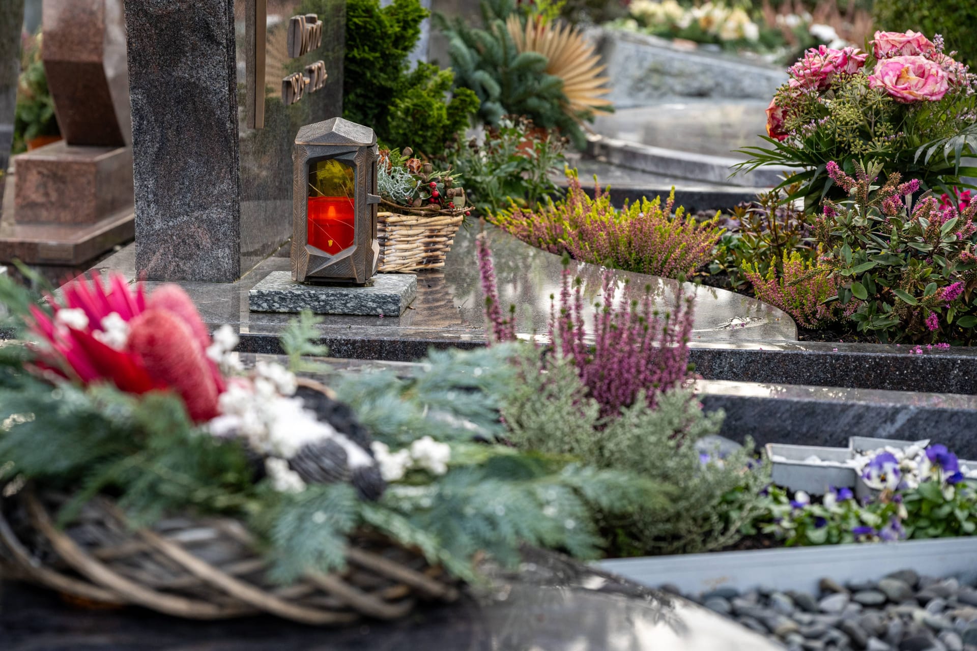 Ein Friedhof (Archivbild): Im Land nimmt die Zahl der Körperspenden zu.