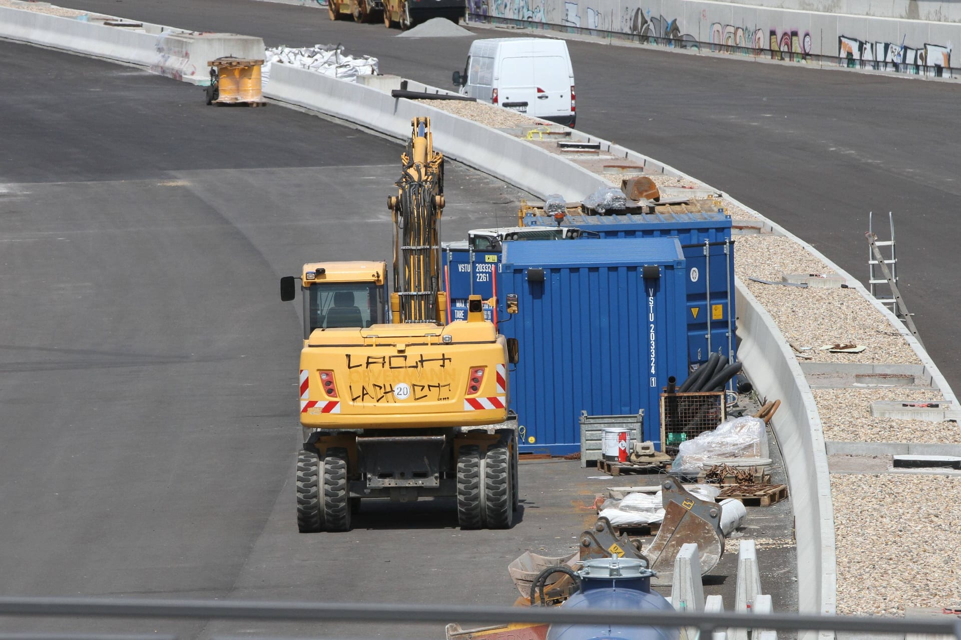 Baustelle Ausbau der A100 (Archivbild): Die Projekte sollen die Infrastruktur in Berlin ausweiten.