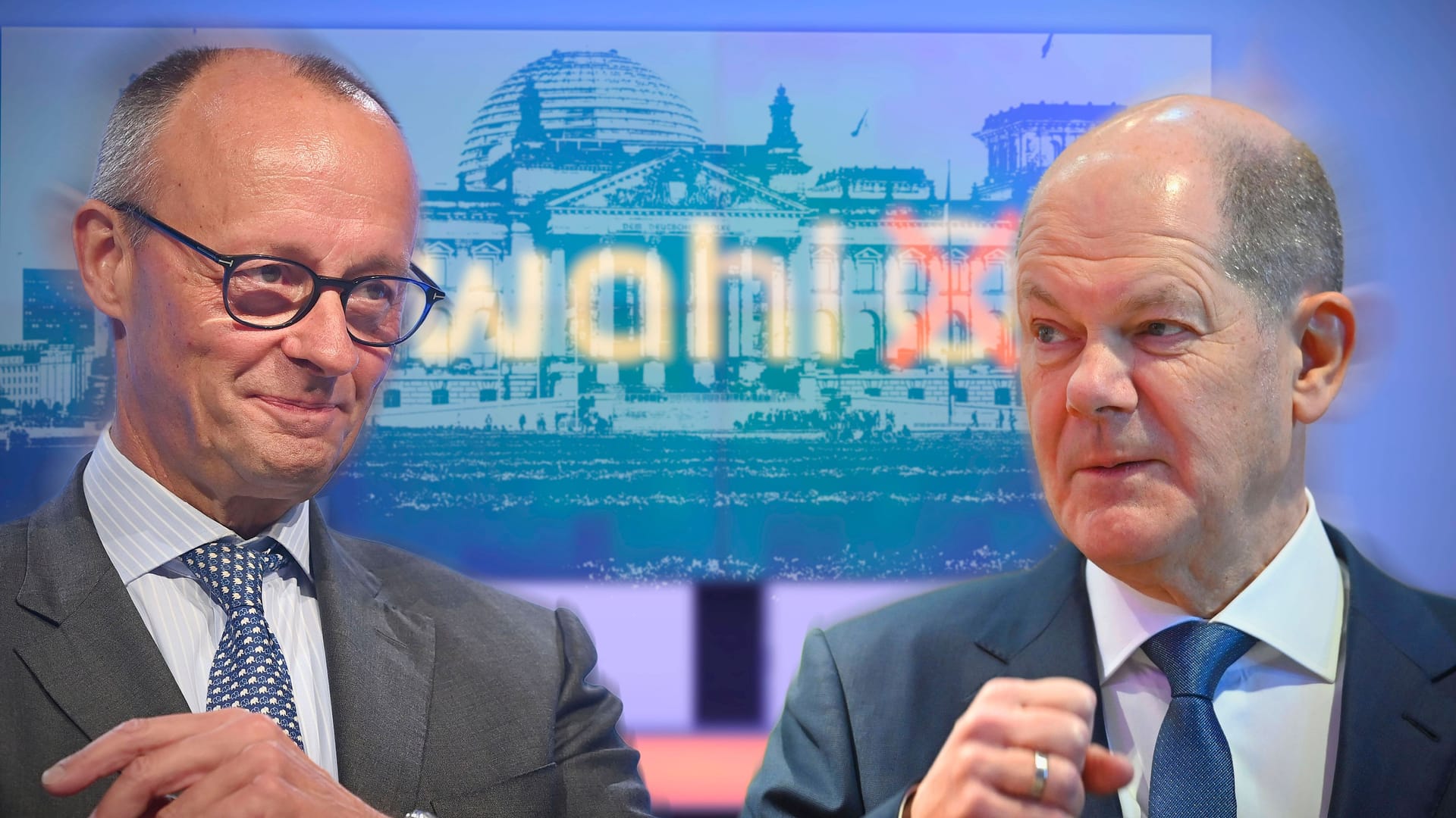 Fernsehduell vor der Neuwahl 2025: Olaf Scholz und Friedrich Merz treffen am 9. Februar aufeinander.