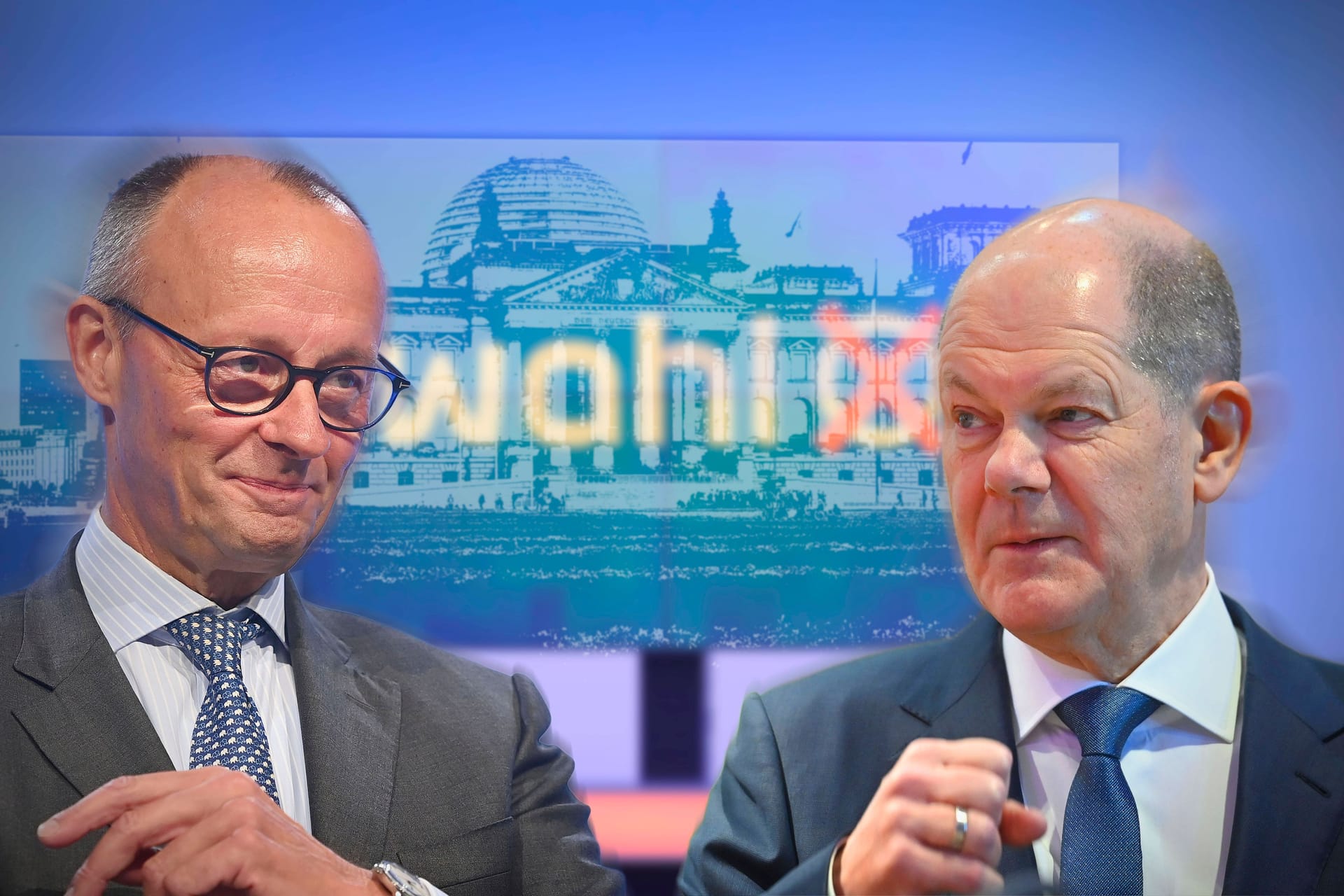 Fernsehduell vor der Neuwahl 2025: Olaf Scholz und Friedrich Merz treffen am 9. Februar aufeinander.