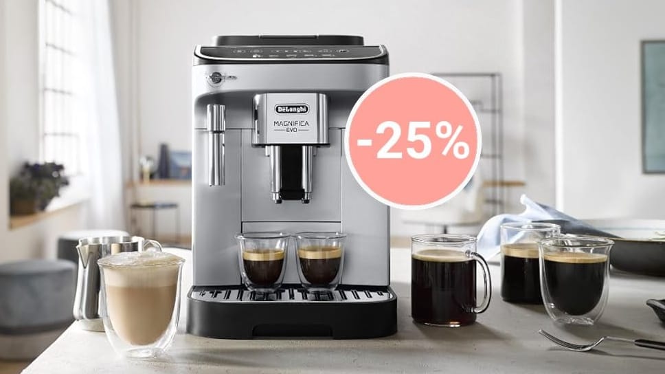 Aktuell gibt es einen De'Longhi-Kaffeevollautomaten bei Amazon so günstig wie noch nie.