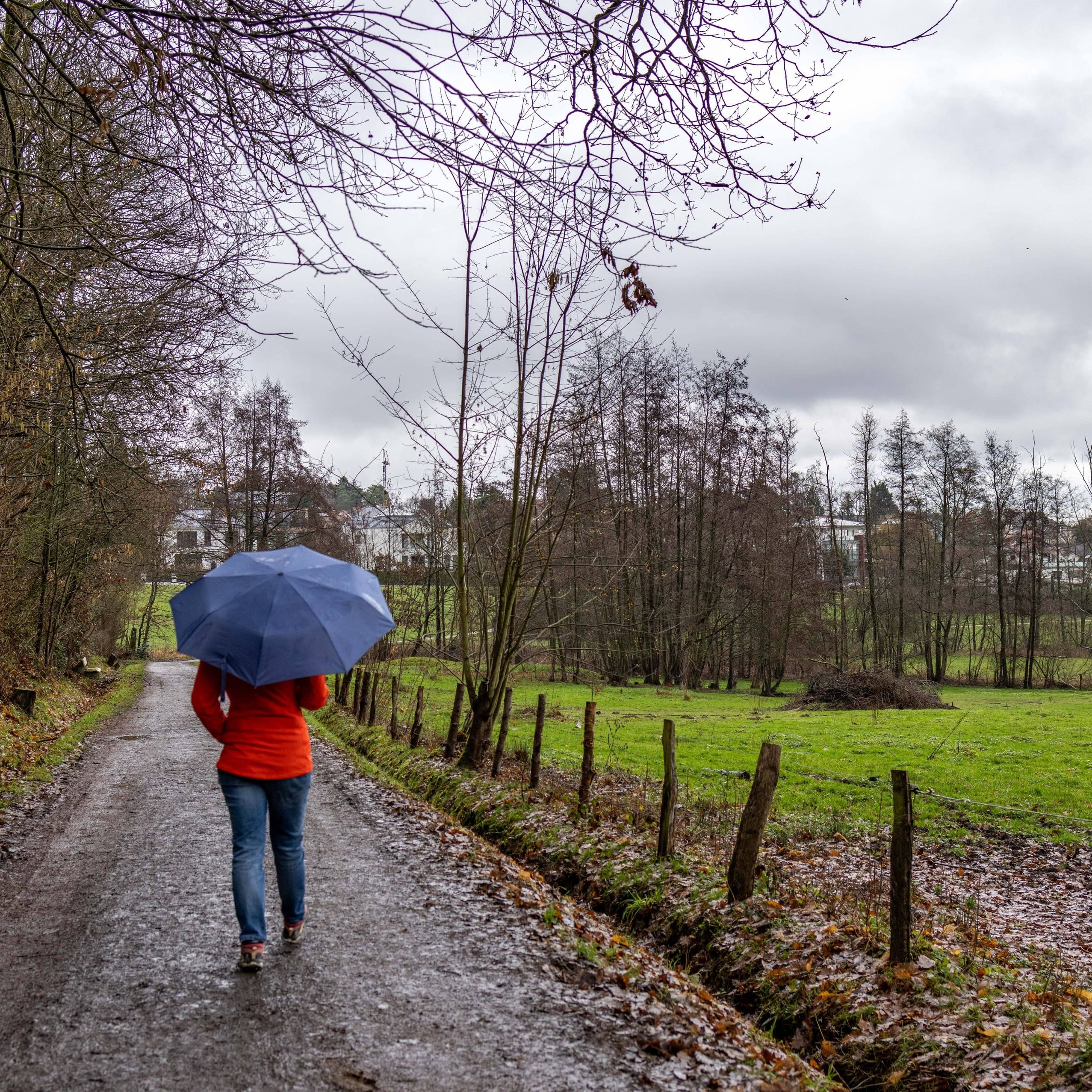 Abschied vom Winterwetter (Archivbild): Es wird deutlich milder, gleichzeitig zieht Regen auf.