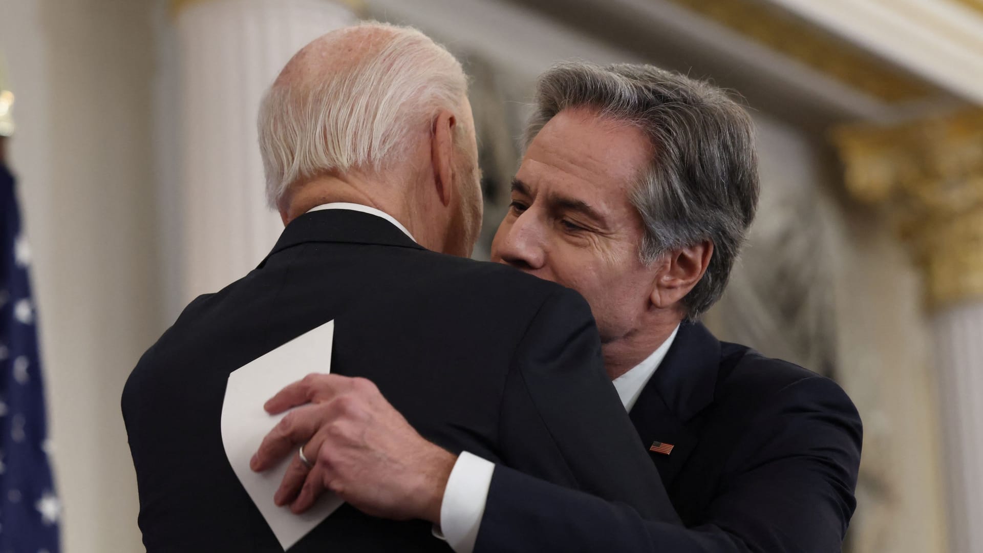 US-Präsident Joe Biden und sein Außenminister Antony Blinken: Abschied zweier Gleichgesinnter.