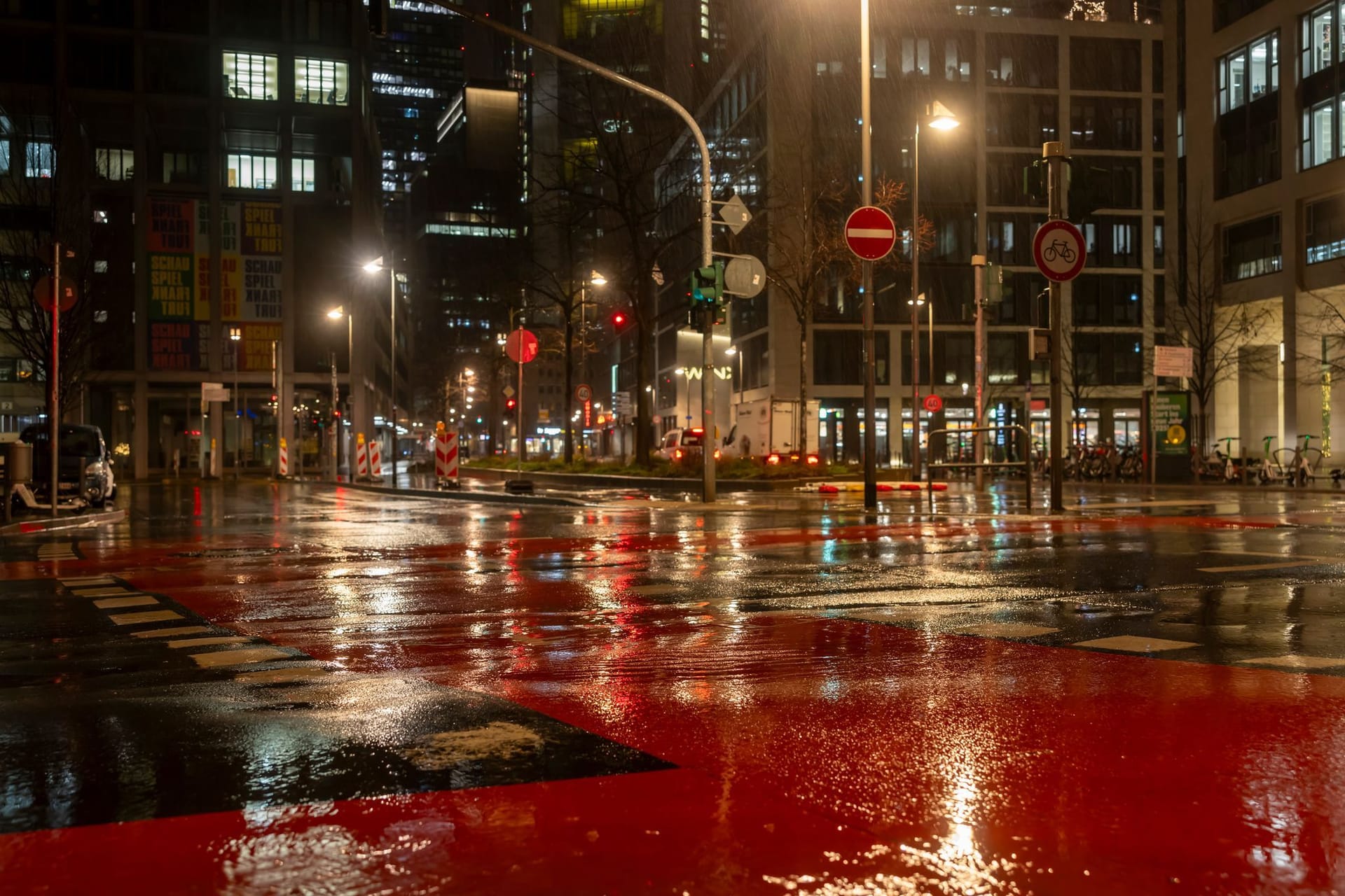 Regen in Frankfurt - Wetter