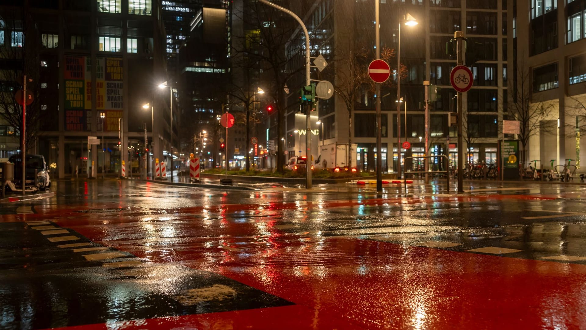 Regen in Frankfurt - Wetter