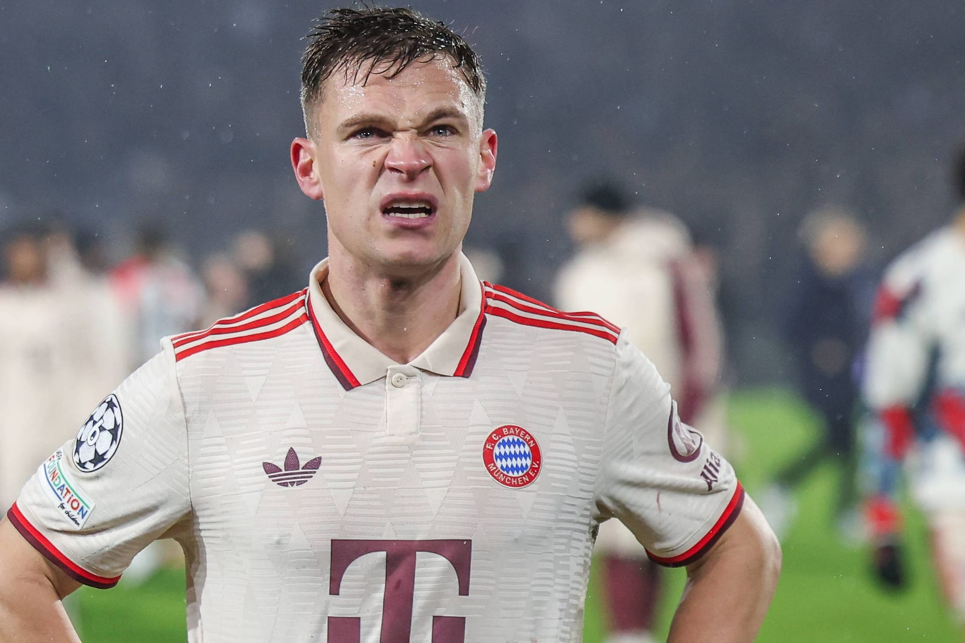 Joshua Kimmich: Der Mittelfeldmann der Bayern ging mit der Leistung seines Teams kritisch um.