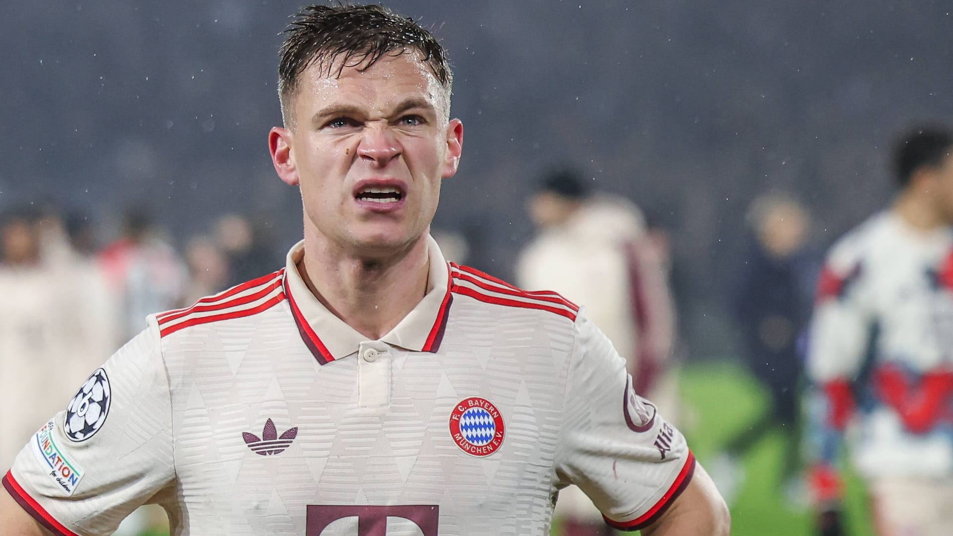 Joshua Kimmich: Der Mittelfeldmann der Bayern ging mit der Leistung seines Teams kritisch um.