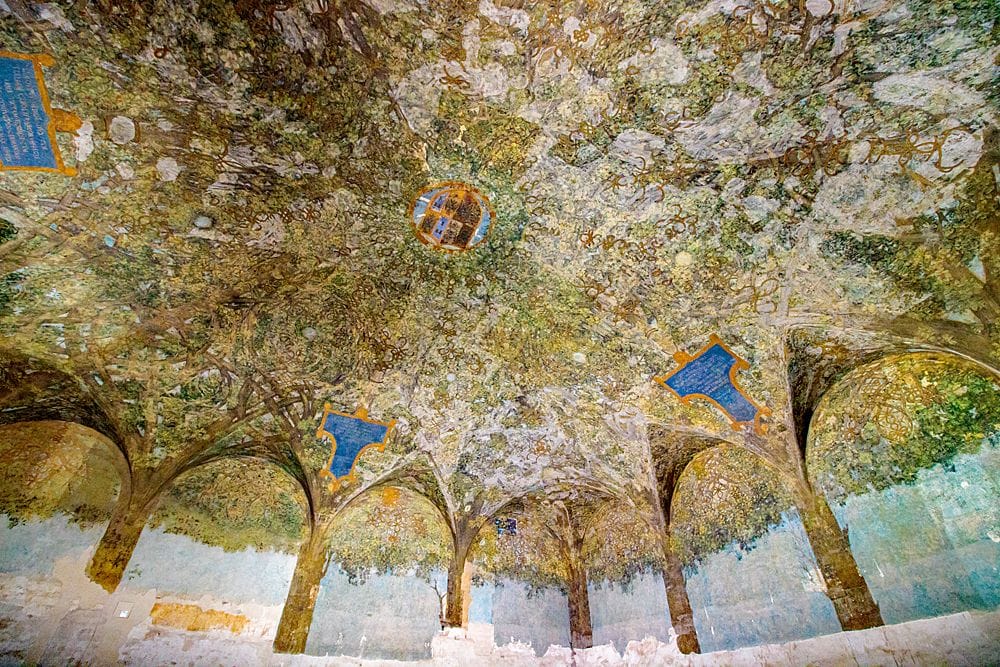 Die Decke des "Salle delle Asse" im Mailänder Schloss: Leonardo da Vinci arbeitete hier an einem Deckengemälde, das er nie fertigstellte.