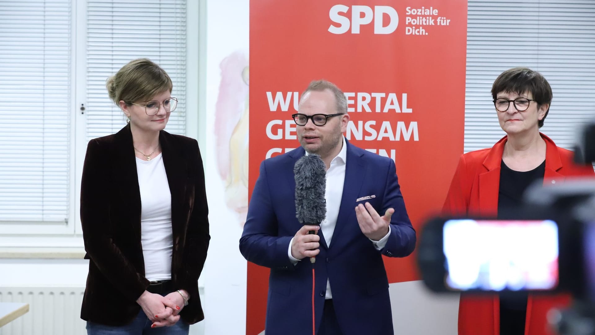 Pressestatement nach Drohbrief gegen SPD-Politiker