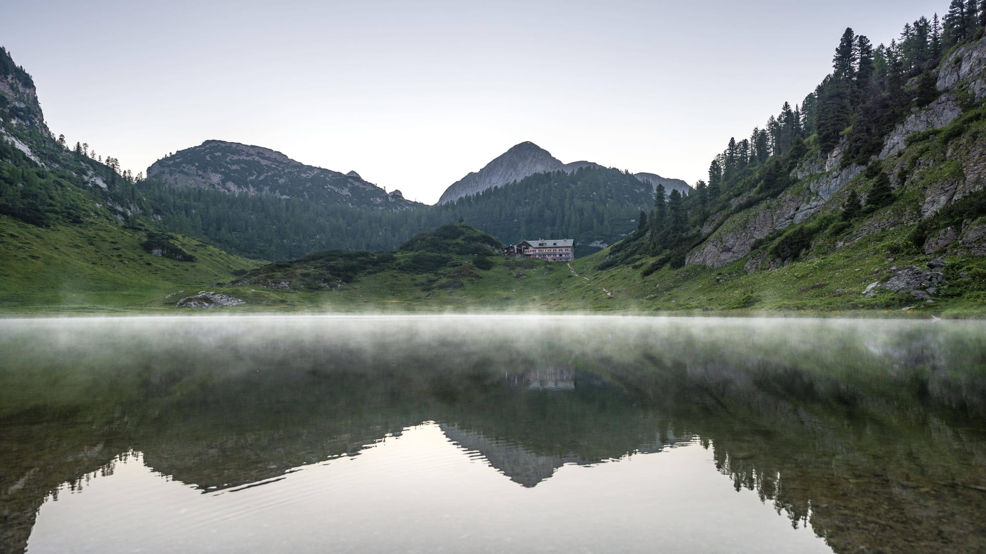 Der Funtensee (Archivbild): Die Lage des Sees ist für die extreme Kälte verantwortlich.