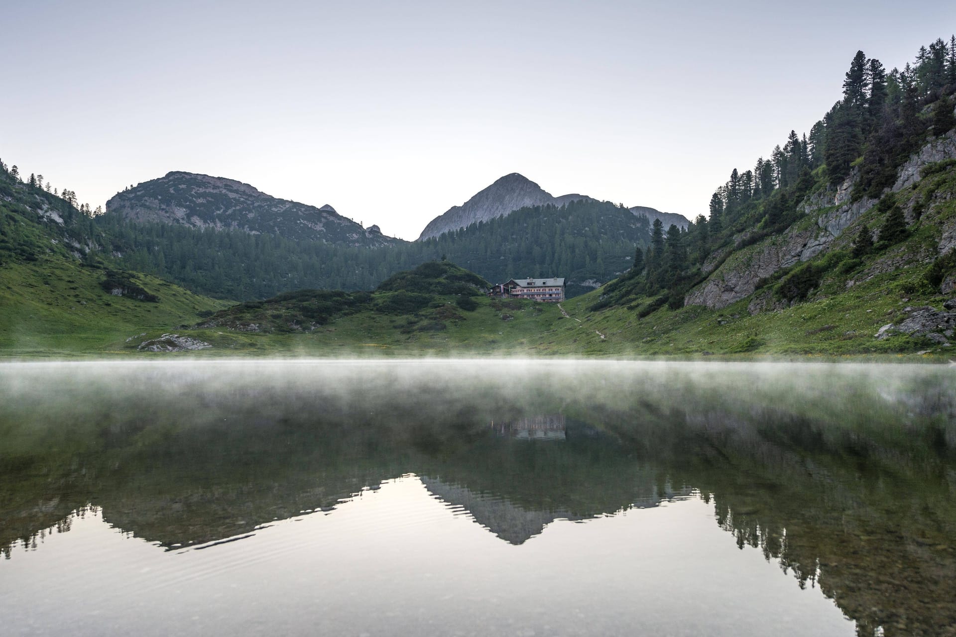 Der Funtensee (Archivbild): Die Lage des Sees ist für die extreme Kälte verantwortlich.