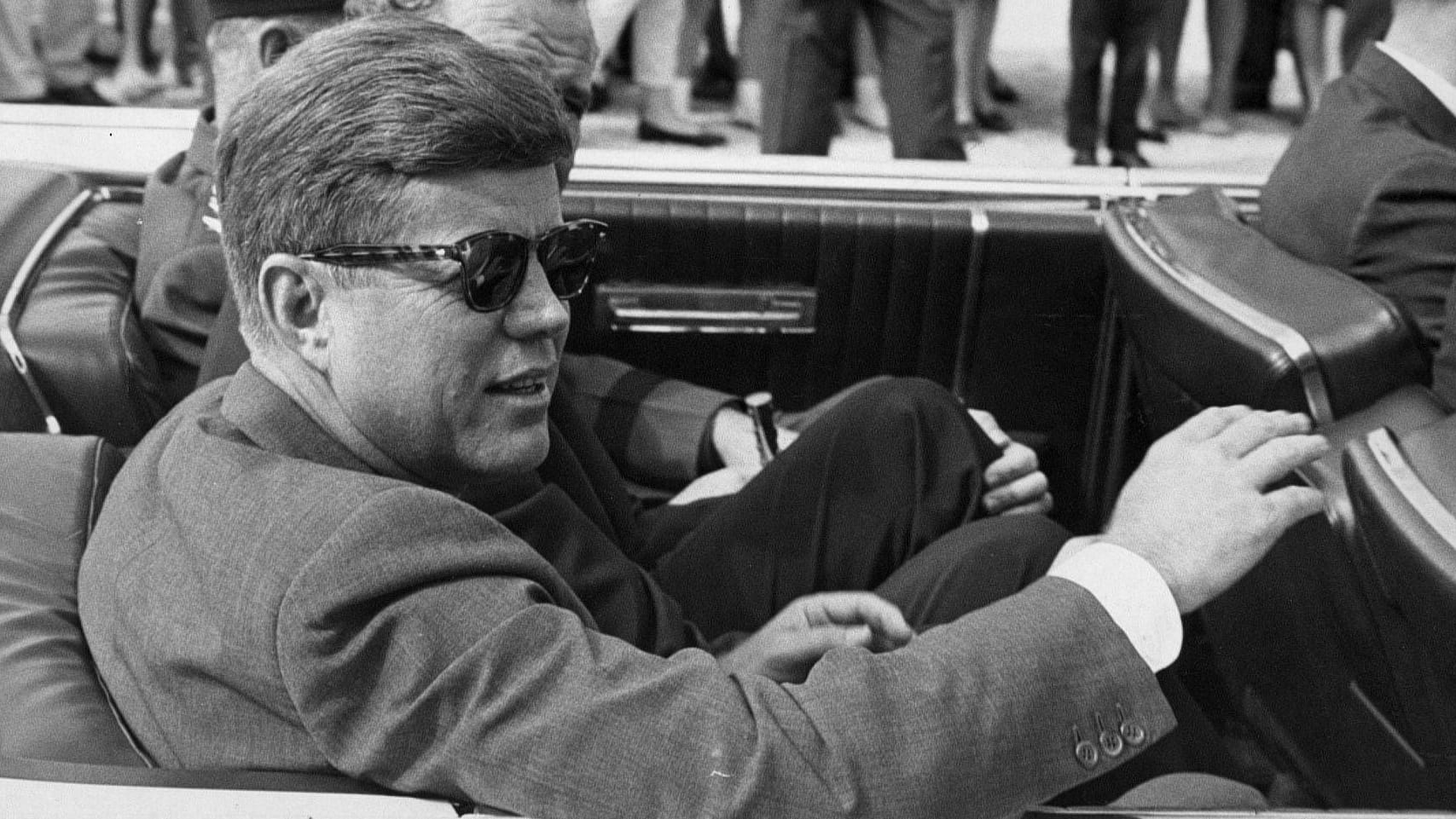 Der damalige US-Präsident John F. Kennedy wenige Tage vor seiner Ermordung am 22. November 1963: