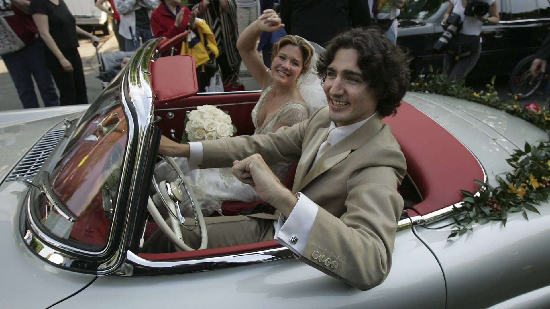 Sophie Grégoire und Justin Trudeau an ihrem Hochzeitstag